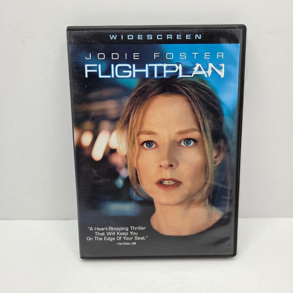 Flightplan DVD Jodie Foster Thriller Widescreen Movie Mystery Suspense